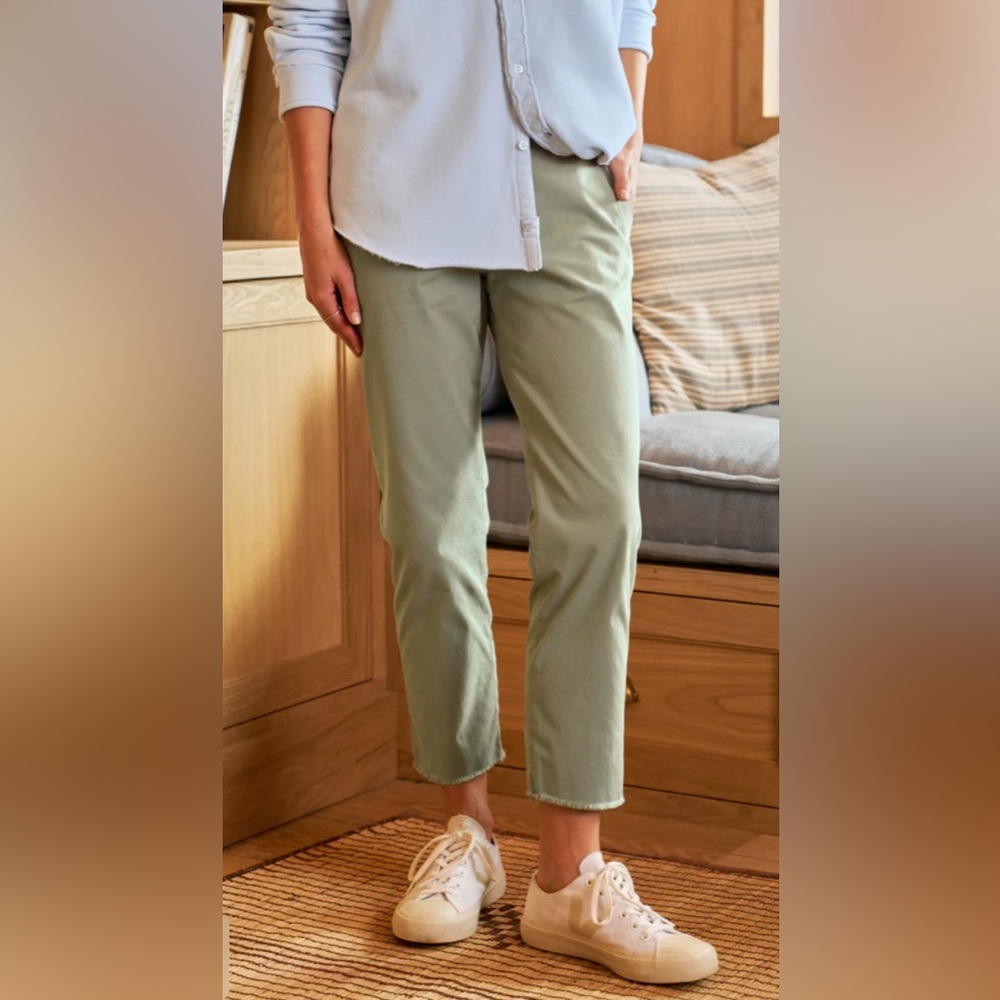 Frank & Eileen Wicklow Sage Cropped Pants